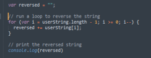 Picture of JavaScript Code
