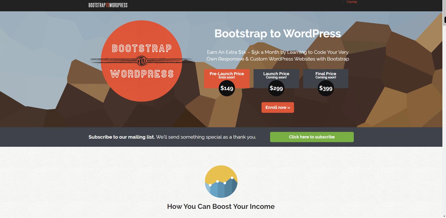 Bootstrap to WordPress project - Tyson Hood Custom WordPress Websites